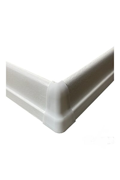 PashaDekor 6 cm Beyaz Süpürgelik iç köşe dış köşe aparat