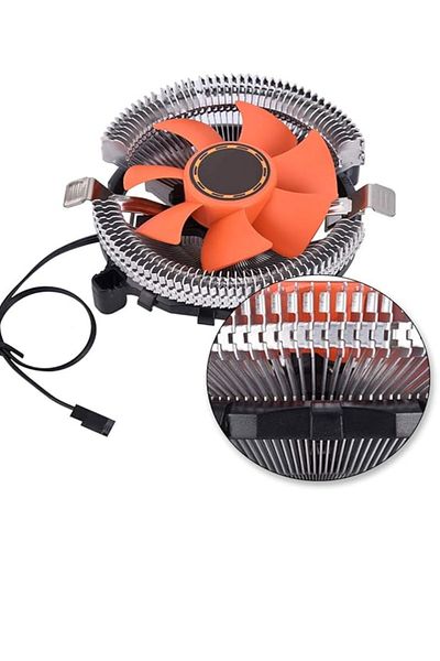 ECOYOM 1 Pcs. 3 Pin Plug-In 7-Leaf Cpu Fan Lga Processor Cooling Fan 775 1155 1156 1150 1151