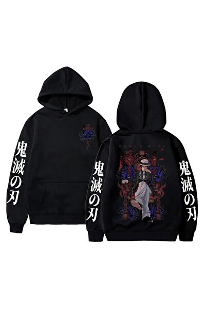 GALASHOP اليابانية أنيمي شيطان kikibutsuji موزان هوديي مقنعين