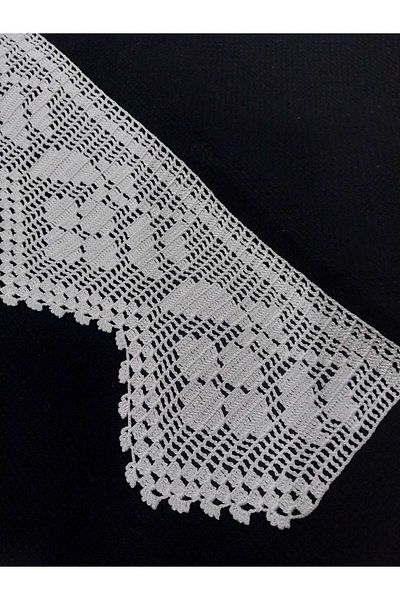 Papatyam Hand Knitted Crochet Embroidery/Handcrafted Lace/ Cotton Thread/50cm