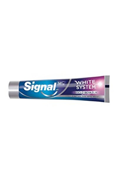 Signal ( FIRÇALIK HEDİYE ) Signal White System Diş Macunu Güçlü Beyazlık 75 ml