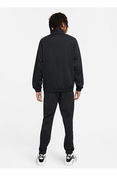 Nike Black - Gray - Silver Men's Stand Collar Regular Fit Tracksuit Set Fb7351-010 m Nk Club Pk Trk Suit