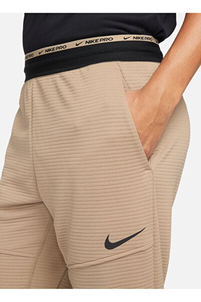 Nike Καφέ ανδρικό παντελόνι φούτερ κανονικής εφαρμογής DV9910-247 M NK NPC FLEECE