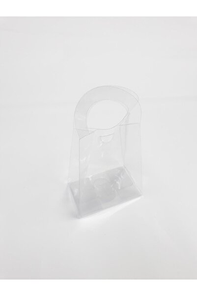E Elmas Asetat Çanta Şeffaf (5 ADET) 12x10x6
