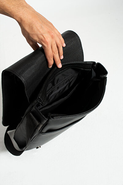 By Hakan AR-1801 VEGANSKÝ KOŽENÝ POŠTÁK KŘÍŽENÝ DOKUMENT LAPTOP NOTEBOOK MACBOOK TABLET UNIVERZITA ČERNÁ