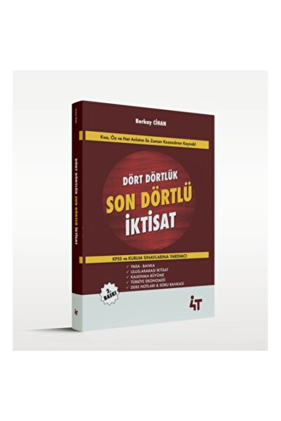 4T YAYINEVİ 4t DÖRT DÖRTLÜK SON DÖRTLÜ İKTİSAT 2.BASKI