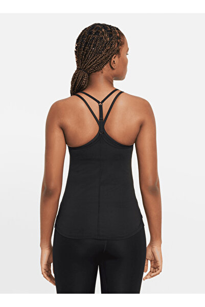 Nike Siyah - Gri - Gümüş Kadın Atlet DD4941-010 W NK ONE DF ELSTKA TANK