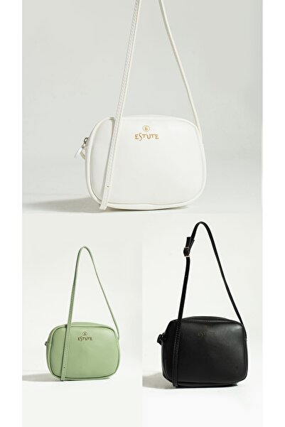 Modstore Дамска мини чанта за рамо с кръстосана каишка с цип и регулируема пр...