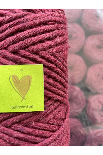 Makromİps MACROME ROPE ( 250 gr ) SINGLE WRAPPED COTTON SCAN ROPE TWIPE HOBBY MULTI-PURPOSE KEYCHAIN KNITTED BOHEM