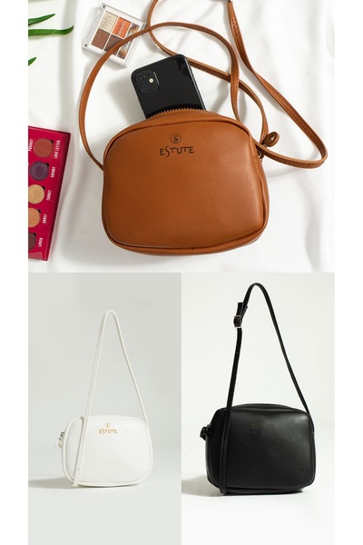 Modstore Kadın 3’lü Mini Urban Çapraz Askılı Fermuarlı Ayarlanabilir Askılı E...