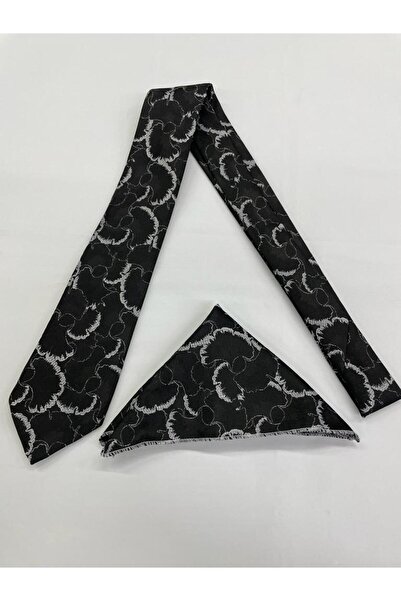 GİORGİ CORN SİYAH DESENLİ KRAVAT