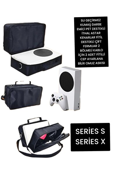 SEVBAGS Xbox Taşıma Çantası Su Geçirmez Darbe Emici Series S ( S Küçük Boy )