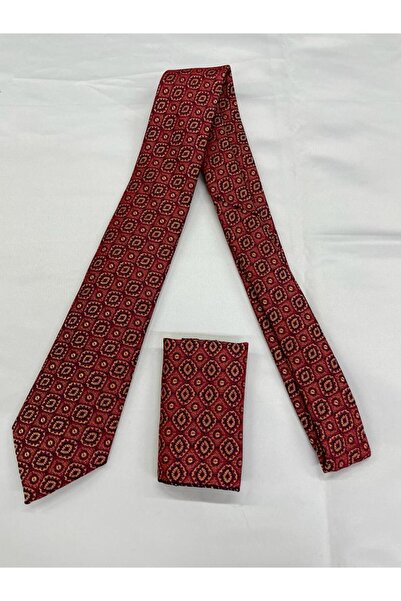 GİORGİ CORN KIRMIZI DESENLİ KRAVAT