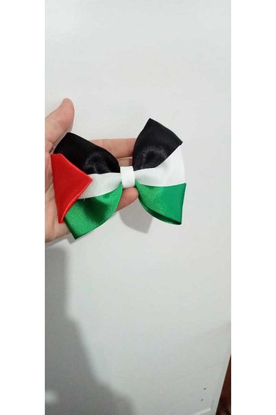 Sare Çocuk Giyim Palestine Flag Handmade Large Size Single Clip Buckle (13CM)