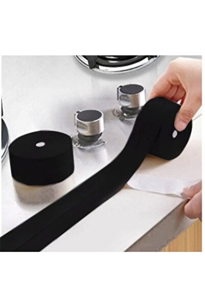 Genel Markalar Siyah Su Sızdırmaz Geçirmez Bant Lavabo Küvet Kenar Bandı Küve...