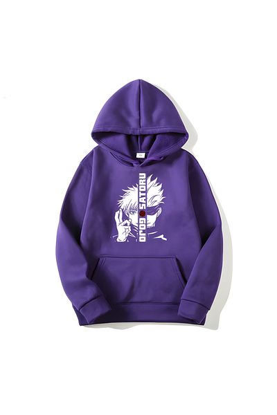 MAGORS Памучен суитшърт с качулка и дълъг ръкав с щампа Харакую SVART WEAR