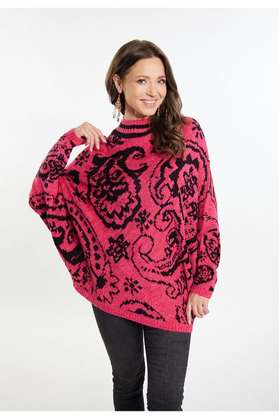 USHA FESTIVAL Poncho-Sweatshirt – Schläger-Design
