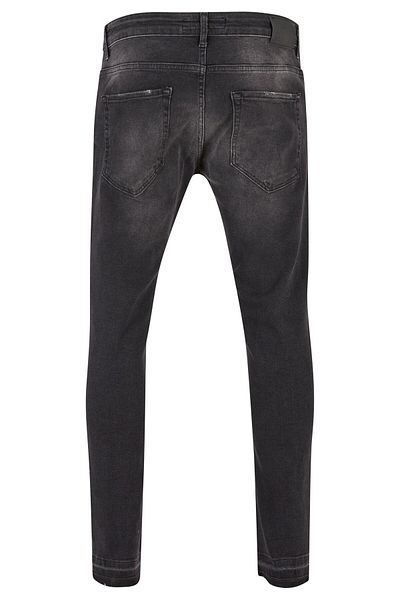 2Y Herren Destroyed Skinny Cropped Denim