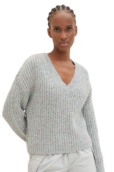 Tom Tailor Denim Women/Girls Adult beige colorful mouline