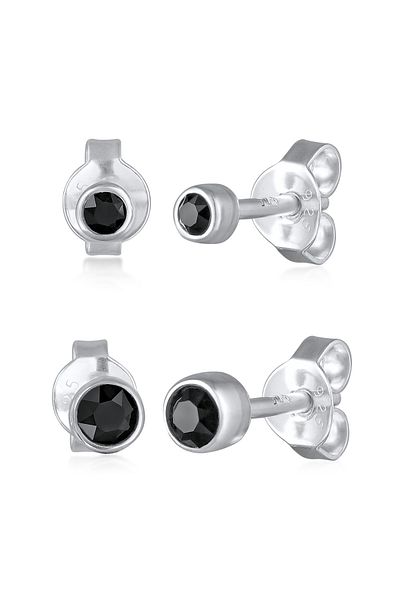 ELLI Ohrringe Basic Set Kristalle Filigran 925 Silber