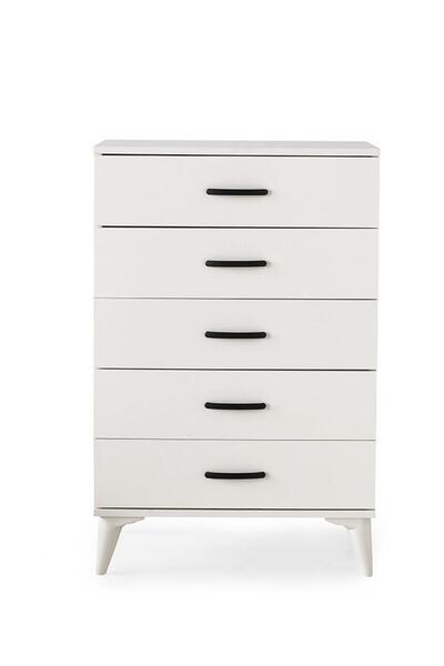 Erezogulları Mobilya Kumsal 5 Çekmeceli Şifonyer 70x46x105cm