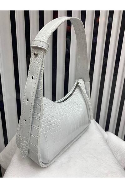 ÇANTA Geantă de umăr pentru femei cu model crocodil thegirlhouse