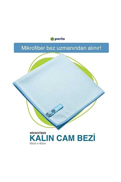 Perla Mikrofiber Kalın Cam Bezi 40x40 cm