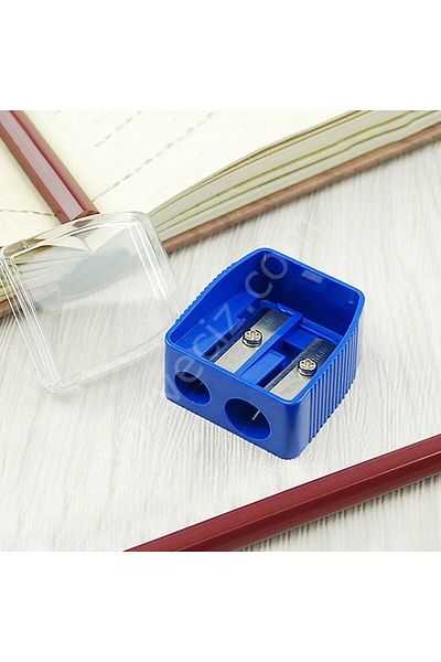 Kitaboshi 33654 Professional Quality 2 Compartment Pencil Sharpener with TankFor narrow and Wide pens
