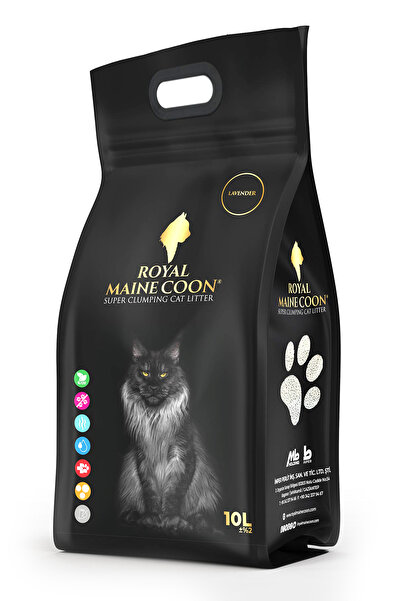 Royal Maine Coon Süper Emiş Gücüne Sahip Lavanta Kokulu Perlit Kedi Kumu 10 L...