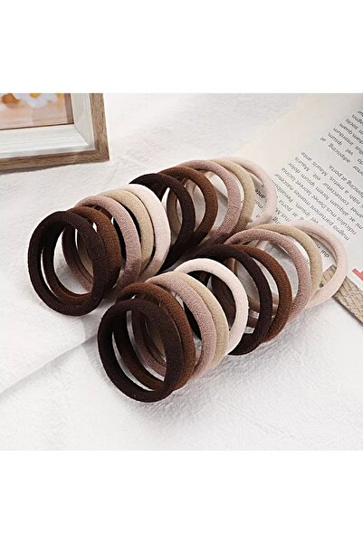 ALYESKA Kadın Lastik Saç Tokası 100 Adet Orta Boy