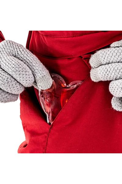 Greathings 3 Pieces Heart Shaped Magic Gel Heater, Heating, Pocket Stove, Hunter Fishing Mountaineer Camping Hand Warmer