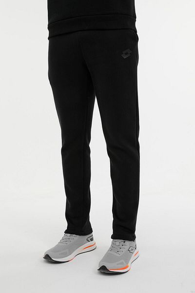 Lotto M-KINO TRACK PANTS 3PR Μαύρο Ανδρικό Φούτερ