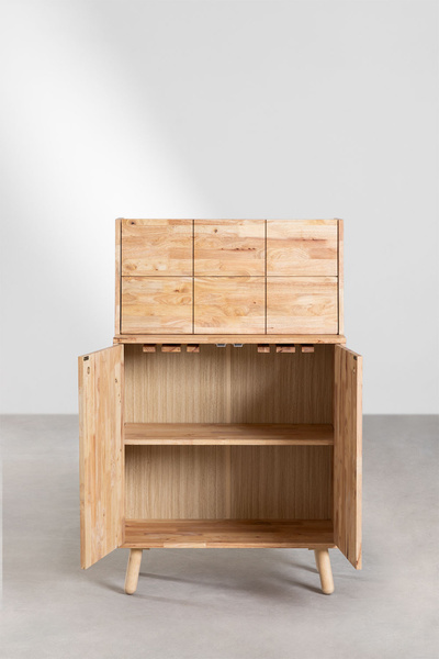 ŞafakMobilya Ahşap çok amaçlı masif dolap