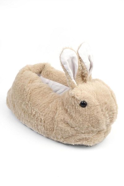 SUNSTEP Γυναικείες βελούδινες παντόφλες Winter Rabbit