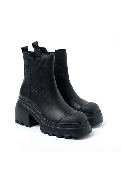 John May Women's Boots TU-5132 101-B Black
