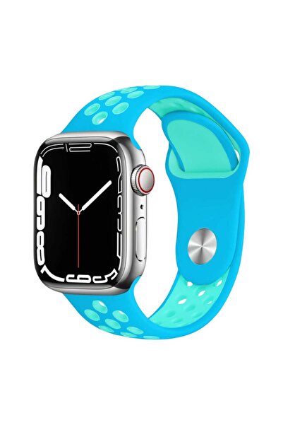 Tiger WATCH 9-8-7-6-5-4-3-SE / 38-40-41 MM UYUMLU DELİKLİ  SİLİKON SPOR KORDON