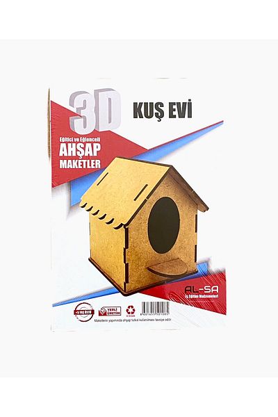 Silya Bird House 3d Wooden Model Hobby Entertainment