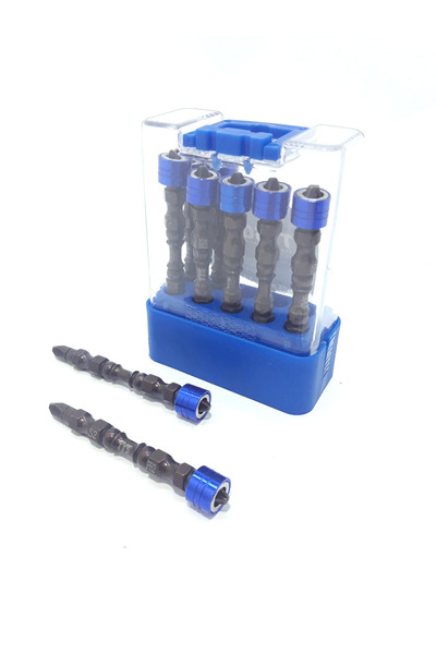 Genel Markalar Sıkma Ucu Bits Uç S2 Çeliği Mıknatıs Uçlu Ph2x65 Çift Yönlü Sü...