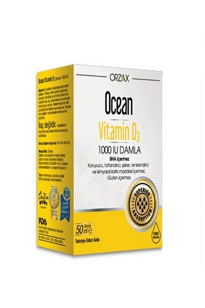 Ocean Vitamin D3 - 1000 Iu Drops 50 Ml
