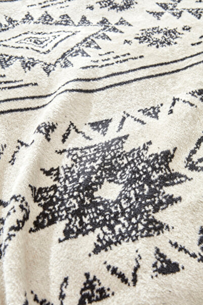 Karaca Home Raya Double Cotton Blanket Mustard