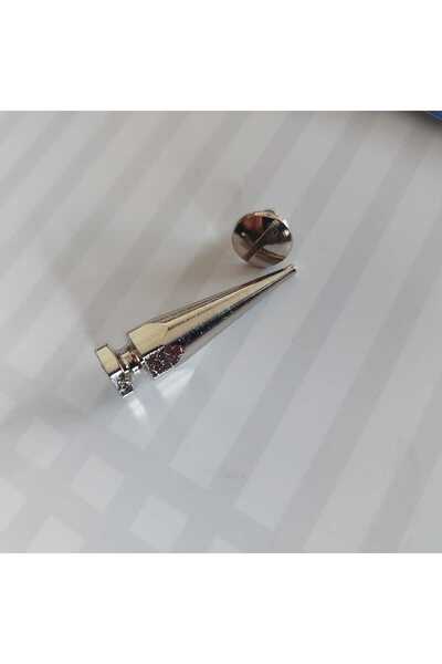 kho military design 5 Adet 3,3cm. Vidalı Köşeli Pirinç Üzeri Nikel Kaplama Si...