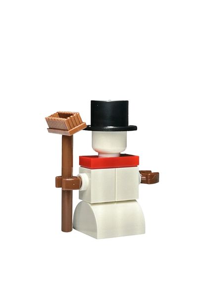 LEGO Harry Potter Microstructures - Day 24 - Snowman with Broom and Top Hat