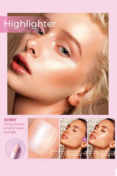 Nera Classy Liquid Liquid Highlighter / Illuminator / Natural Finishing Shimmer Illuminator Highlighter