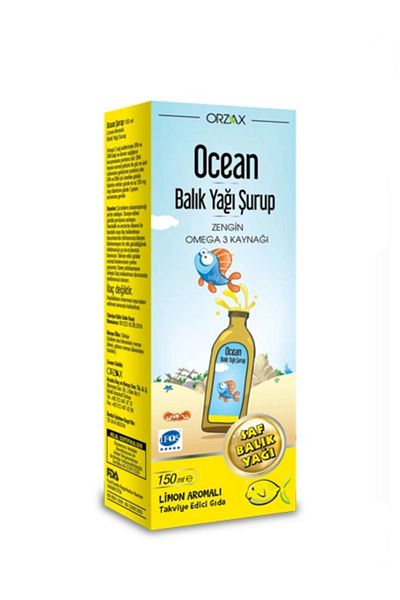 Ocean Lemon Color Omega3 Syrup - 150 Ml