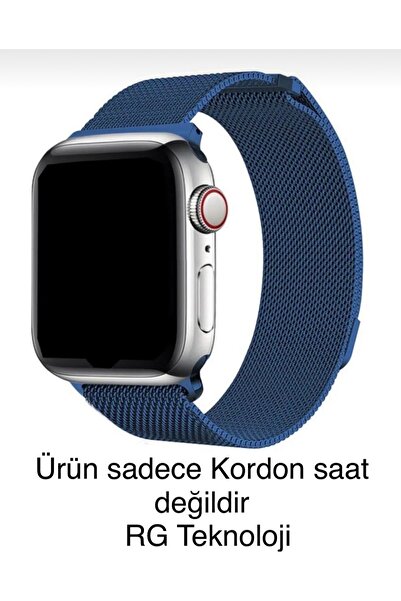 RG Teknoloji Apple Wacht 234567 42/44/45/49mm Hasır Örgü Metal Milano Kordon ...