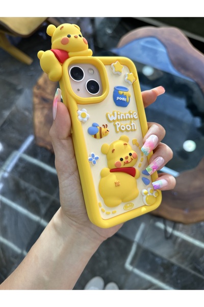 SEDA STORE Winnie iPhone 14 Pro Uyumlu Telefon Kılıfı