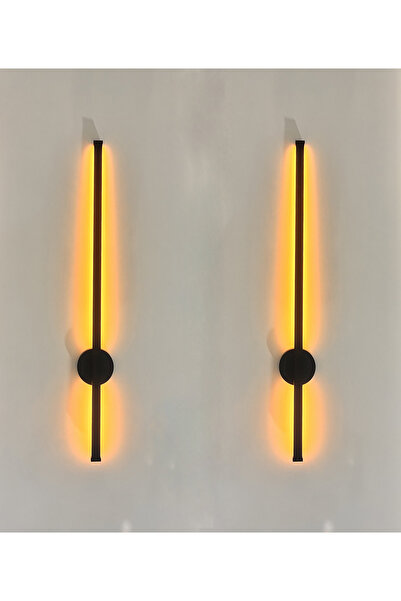 gaziantepavize Zümrüt Kılıç 70cm Siyah Günışığı Ledli Pilli Aplik - 2 Adet Fiyatıdır - Pil Dahildir