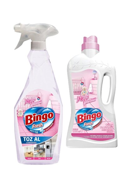 Bingo 1l Mutlu Yuvam Yüzey Temizleyici & Mutlu Yuvam Toz Al Set