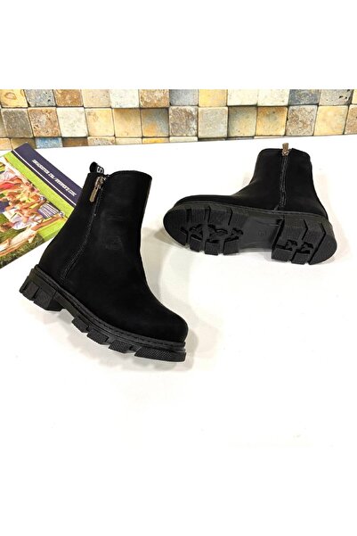 maxmoda Yeni Sezon Sonbahar Kış Kaymaz Taban Kız Çocuk Siyah Bot