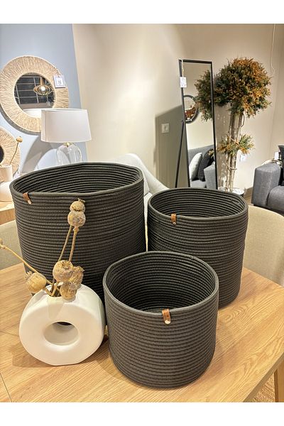 MaVaux Set de 3 Rover - Coș organizator multifuncțional, ghiveci de flori și organizator